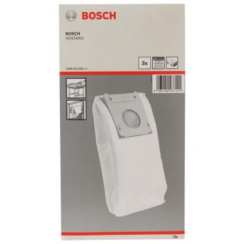 Bosch бумажный пылесборный мешок для серии Ventaro, 3 шт., 2605411225