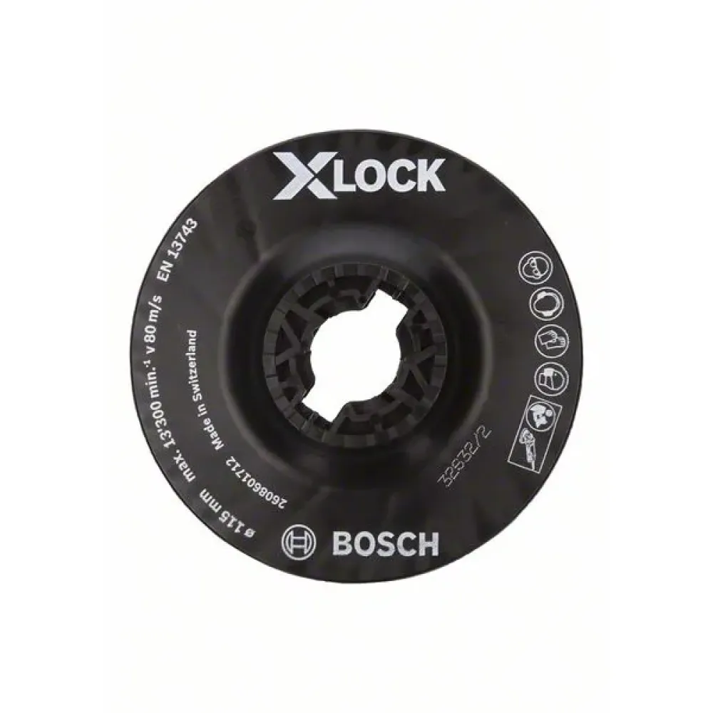 Bosch X-LOCK опорная тарелка 115 мм, средняя, 2608601712
