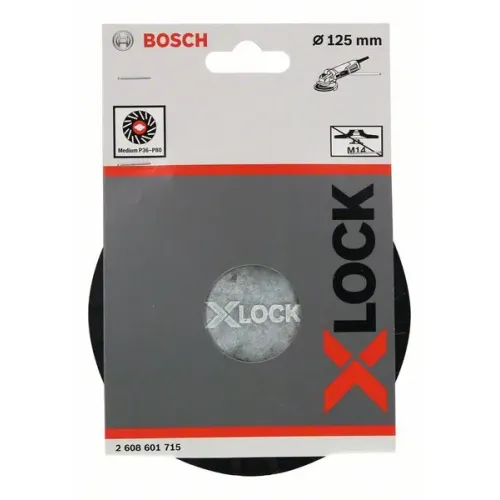 Bosch X-LOCK опорная тарелка 125 мм, средняя, 2608601715