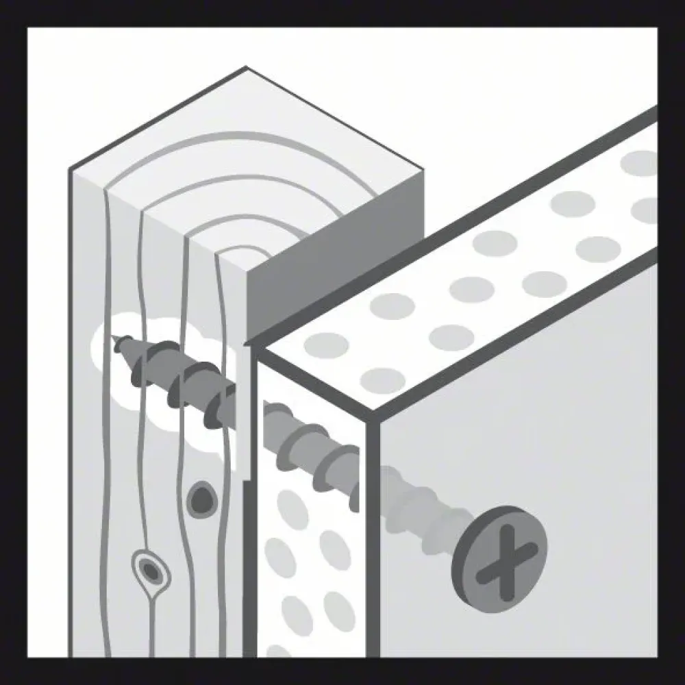 Bosch лента шурупов S-G, PH2, 3.9х25, 1000 шт., 2608000547