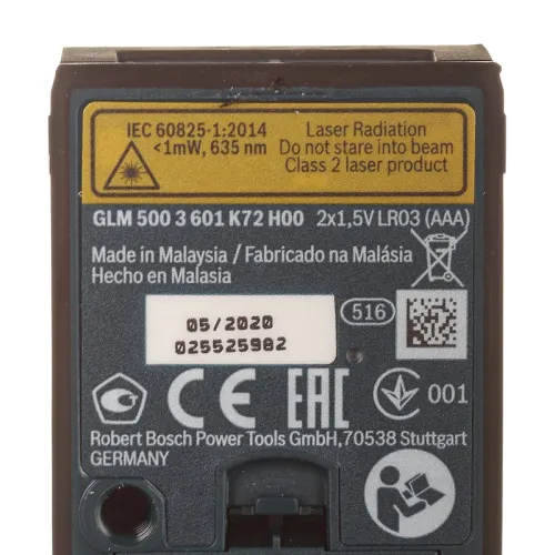 Bosch GLM 500 Professional лазерный дальномер 0601072H00