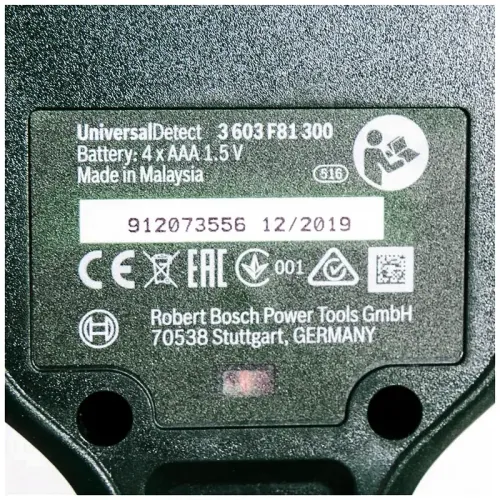 Bosch UniversalDetect детектор проводки, 0603681300