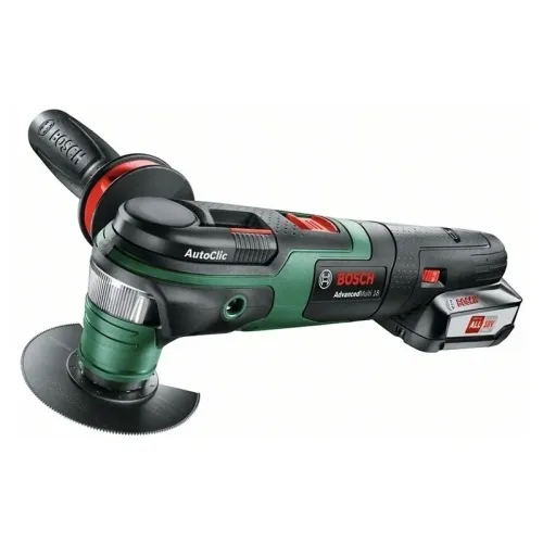 Bosch AdvancedMulti 18 Set аккумуляторный универсальный многофункциональный инструмент (1 x 2.5 Ач, ЗУ), 0603104021