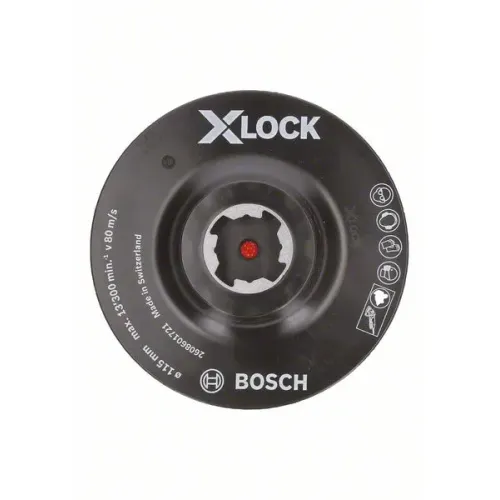 Bosch X-LOCK опорная тарелка 115 мм с липучкой, 2608601721