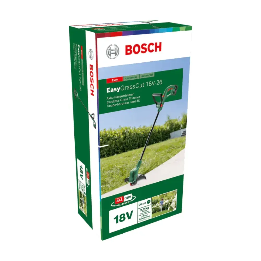 Bosch EasyGrassCut 18V-26 Solo аккумуляторный триммер (без АКБ и ЗУ), 06008C1C04