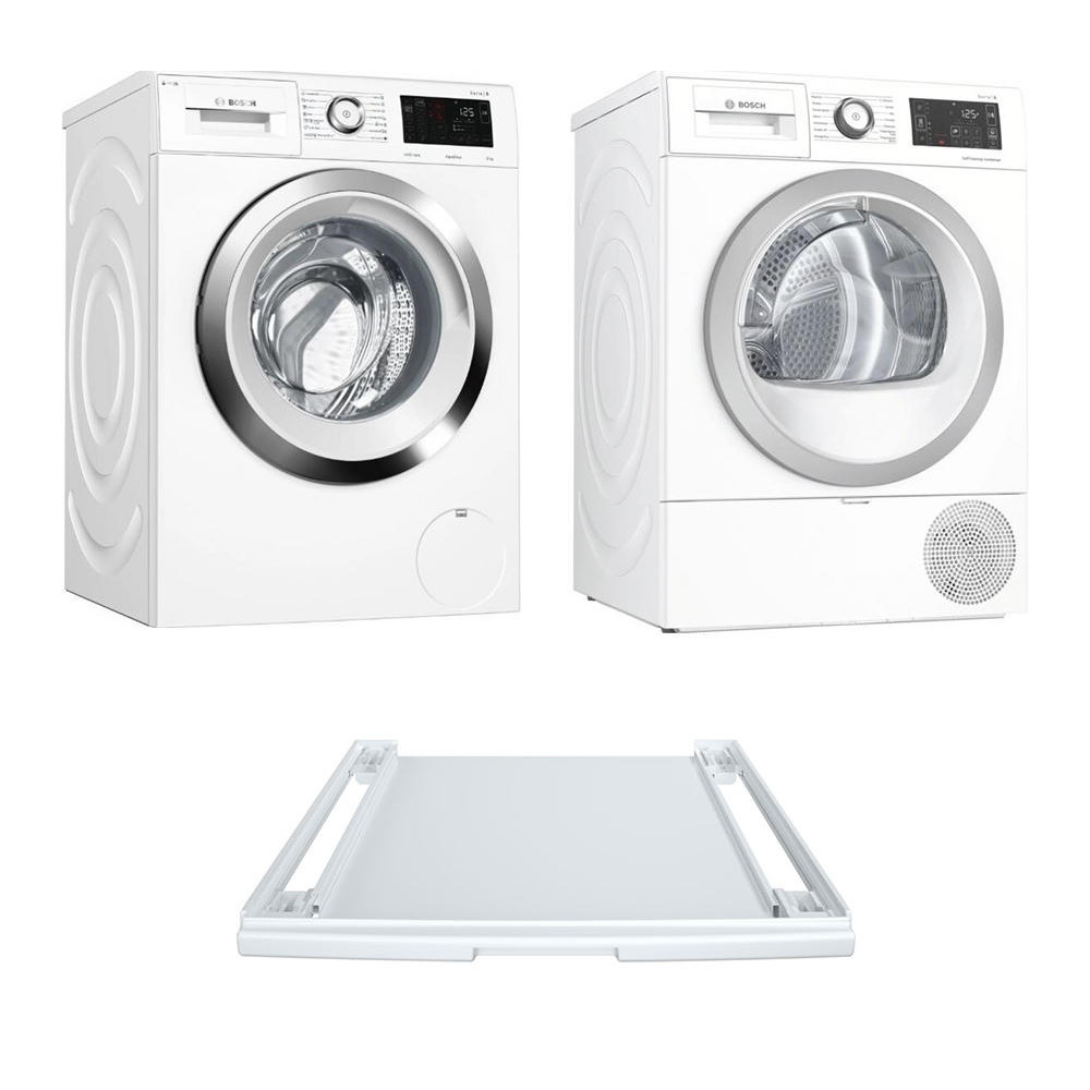 Комплект Bosch Serie 6 (WAT28682ME, WTU876HASN, WTZ27400)