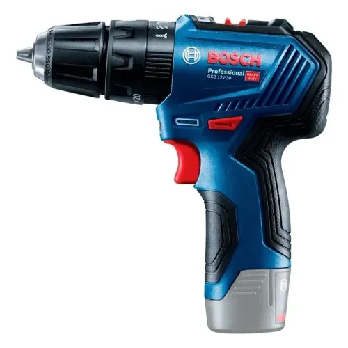 Bosch GSB 12V-30 Professional аккумуляторная ударная дрель-шуруповерт (2 x 2 Ач, ЗУ), 06019G9120