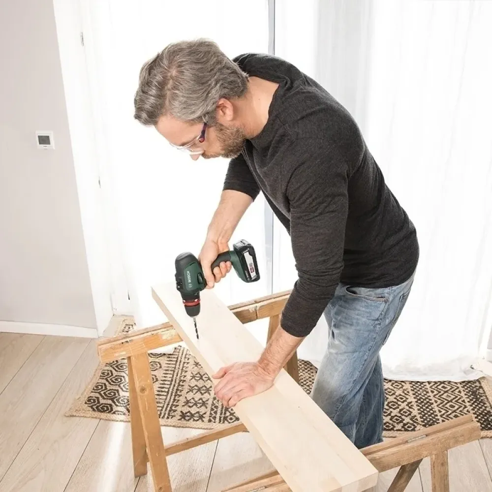 Bosch AdvancedDrill 18 аккумуляторная дрель-шуруповерт (2 x 2.5 Ач, ЗУ), 06039B5001