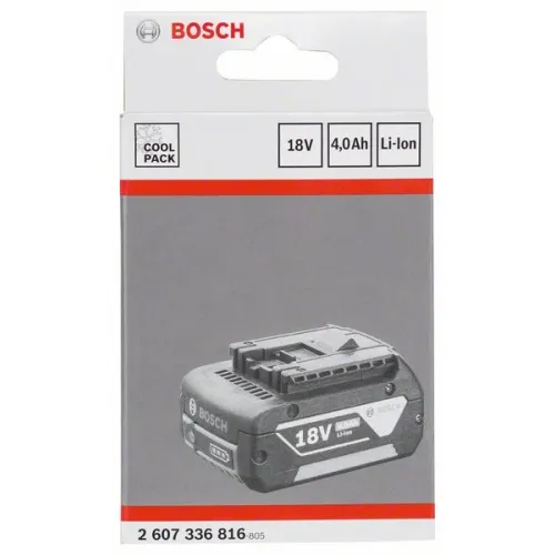 Bosch GBA 18V вставной аккумулятор 4.0 Ач, 2607336816