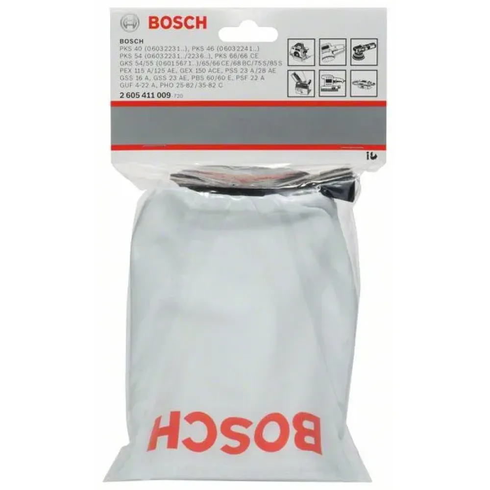 Bosch тканевый пылесборный мешок для PEX, GSS и GUF, 2605411009