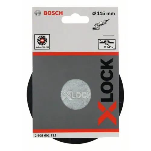 Bosch X-LOCK опорная тарелка 115 мм, средняя, 2608601712
