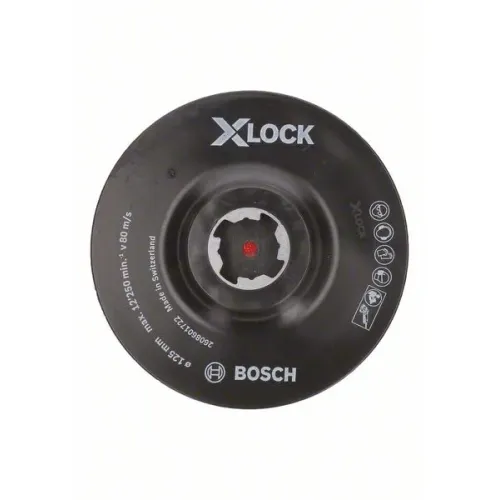 Bosch X-LOCK опорная тарелка 125 мм с липучкой, 2608601722