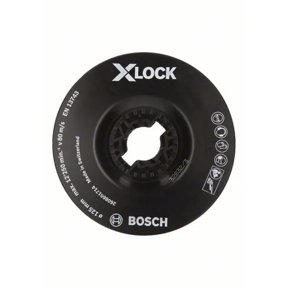 Bosch X-LOCK опорная тарелка 125 мм, мягкая, 2608601714
