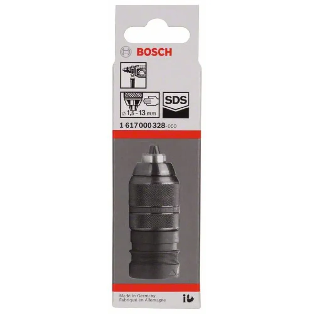 Bosch Keyless Chuck быстрозажимной сверлильный патрон 1.5-13 мм, SDS с переходником, 1617000328