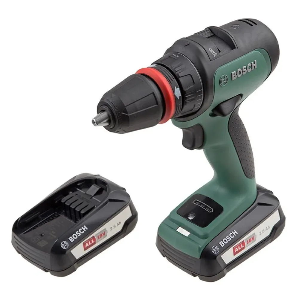 Bosch AdvancedDrill 18 аккумуляторная дрель-шуруповерт (2 x 2.5 Ач, ЗУ), 06039B5001