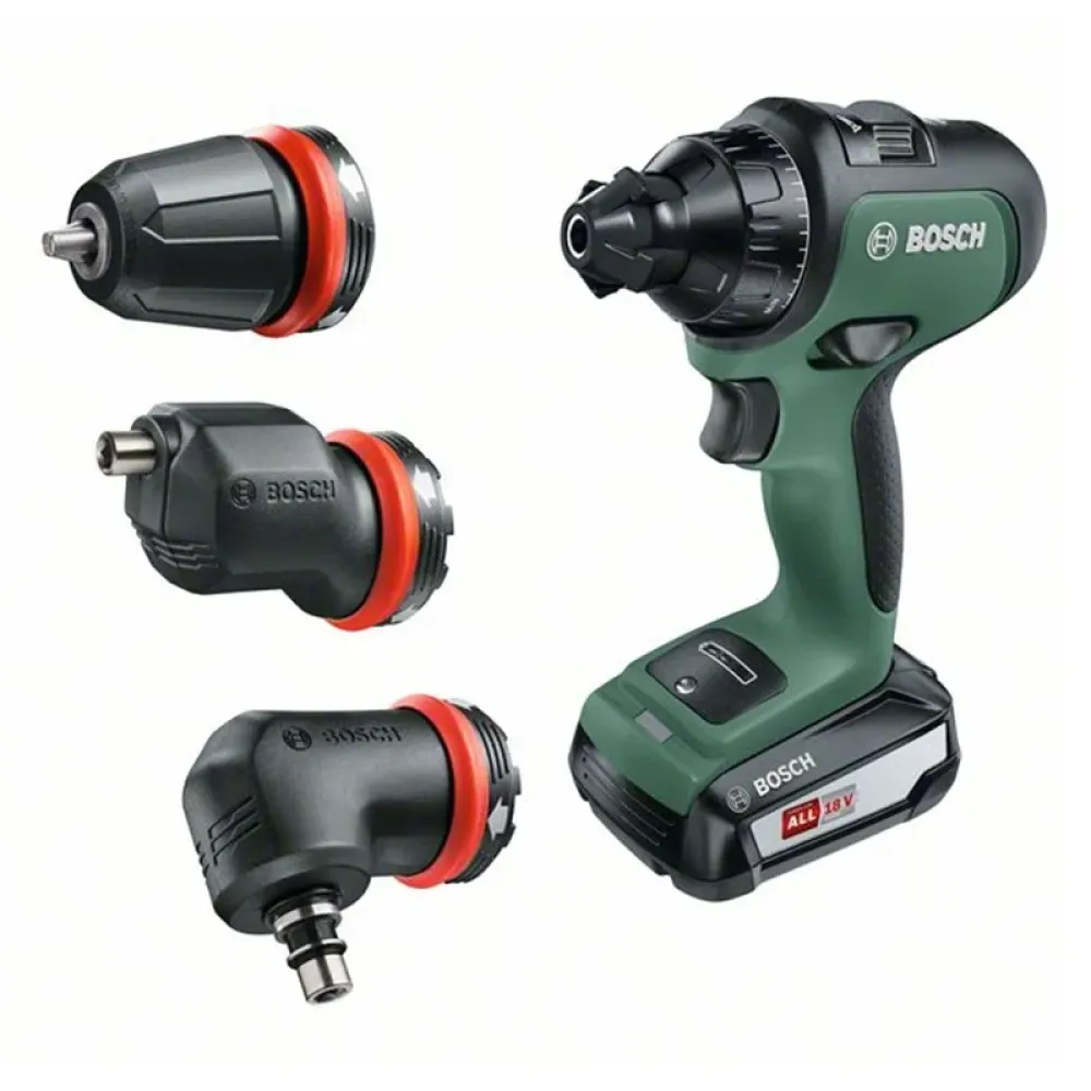 Bosch AdvancedImpact 18 Set аккумуляторная ударная дрель-шуруповерт (2 x 2.5 Ач, ЗУ) с набором насадок, 06039B5103