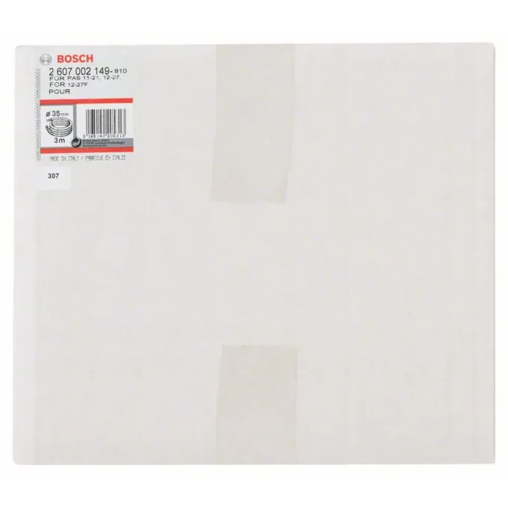 Bosch шланг для пылесосов PAS 11-21 и 12-27, 35 мм, 3 м, 2607002149
