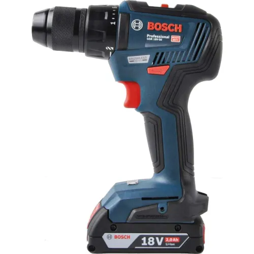 Bosch GSR 18V-50 Professional аккумуляторная дрель-шуруповерт (2 x 2 Ач, ЗУ), 06019H5000
