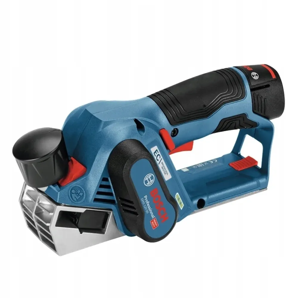 Bosch GHO 12V-20 Professional аккумуляторный рубанок (2 x 3 Ач, ЗУ), 06015A7001