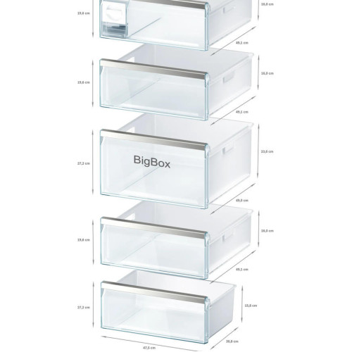 Отдельностоящий морозильник Bosch GSN51AWDV